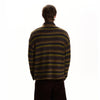 RT No. 59069 KNITWEAR STRIPED MOCK NECK SWEATER