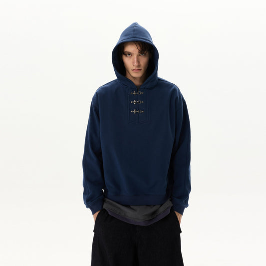 RT No. 59008 BUCKLE COLLAR PULLOVER HOODIE
