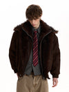 RT No. 58030 WOLF DOUBLE COLLAR JACKET