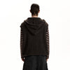 RT No. 59066 KNITWEAR HOODED ZIPPER SWEATER VEST