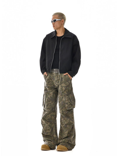 RT No. 12053 CAMO STRAIGHT CARGO PANTS