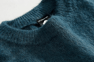 RT No. 10416 MOHAIR KNITTED PULLOVER SWEATER