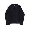 RT No. 12015 TWIST KNIT HENRY COLLAR SWEATER