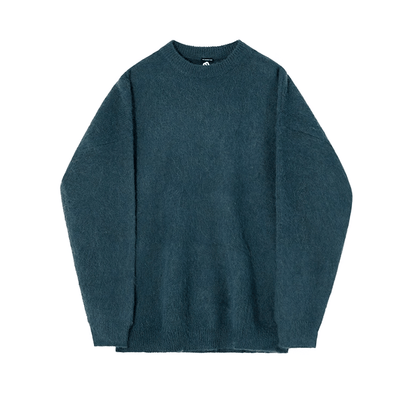 RT No. 10416 MOHAIR KNITTED PULLOVER SWEATER