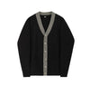 RT No. 3342 BLACK KNITTED CARDIGAN