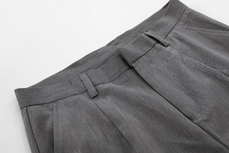 RT No. 1704 WIDE STRAIGHT SUIT PANTS