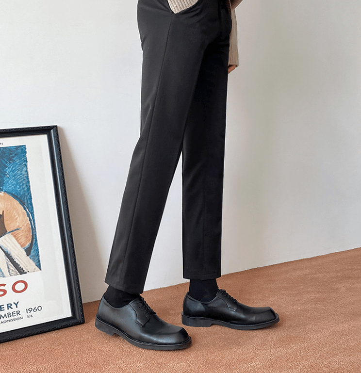 RT No. 3276 ANKLE SLIM STRAIGHT SUIT PANTS