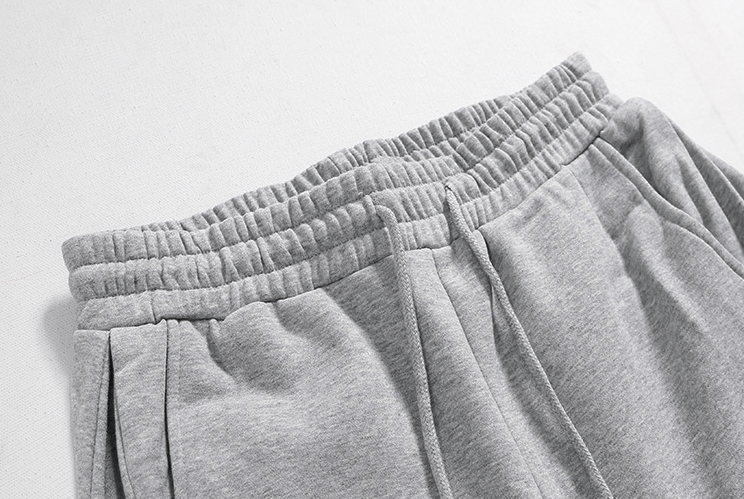 RT No. 6162 GRAY STRAIGHT WIDE BAGGY SWEATPANTS