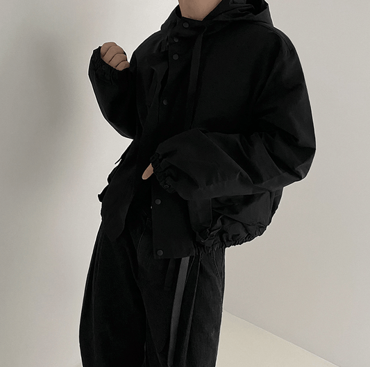 RT No. 7034 STAND COLLAR HOODED PILOT JACKET