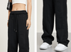 RTK (W) No. 1480 RECONSTRUCTED DRAPE WIDE STRAIGHT SWEATPANTS