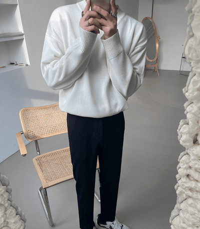 RT No. 3295 V-NECK KNITTED SWEATER