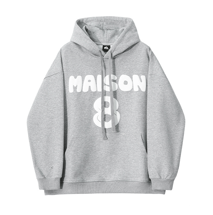 RT No. 6524 LETTERED MAISON 8 PULLOVER HOODIE