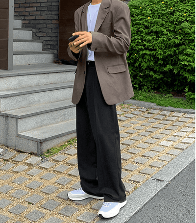 RT No. 3012 STRAIGHT WIDE PANTS