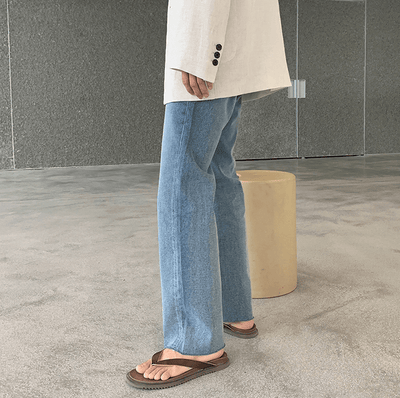 RT No. 2159 WASHED STRAIGHT JEANS