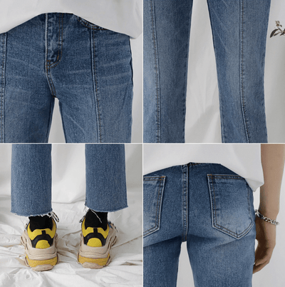 RT No. 2602 RECONSTRUCTED SLIT JEANS