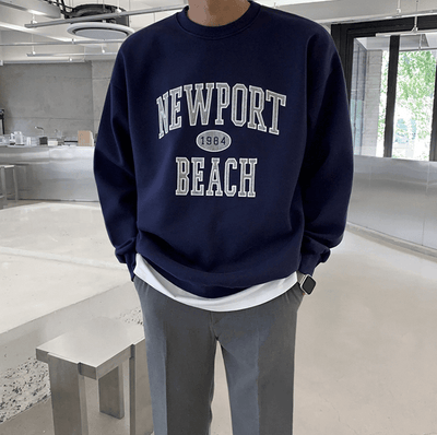 RT No. 7029 PULLOVER EMBROIDERED LETTER SWEATER