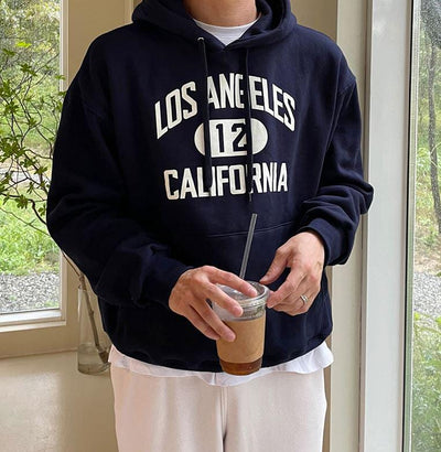 RT No. 5275 LOS ANGELES LETTERED HOODIE