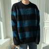 RT No. 5566 KNITTED STRIPE PULLOVER SWEATER