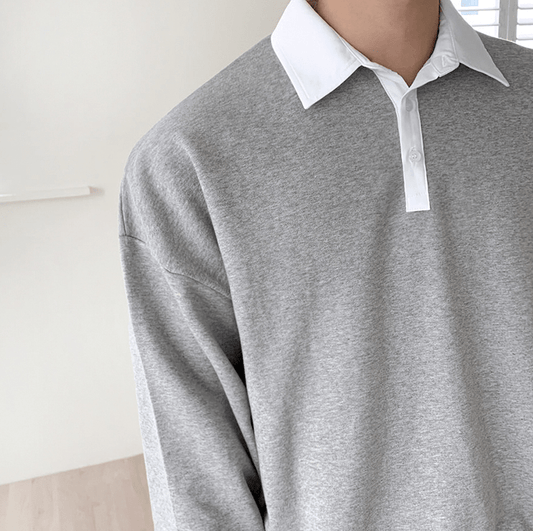 RT No. 2260 WHITE COLLAR SWEATER