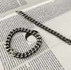 ANCIENT DARK SILVER CHAIN BRACELET