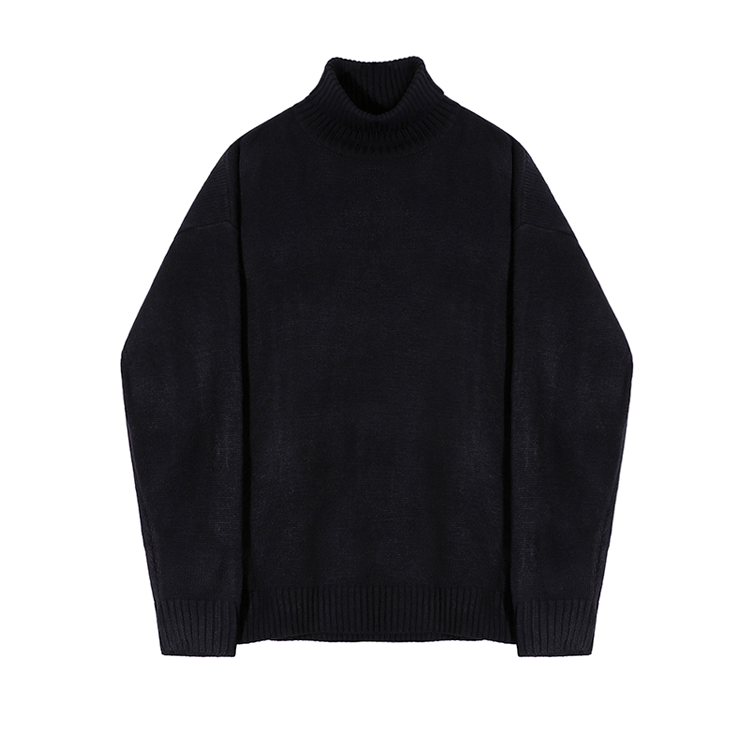 RT No. 6343 KNITTED LONG TURTLENECK SWEATER