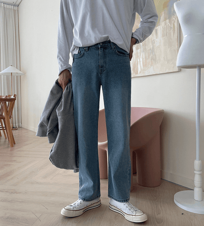 RT No. 4377 WIDE STRAIGHT JEANS