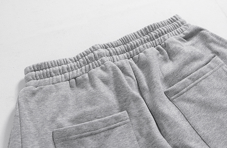 RT No. 6162 GRAY STRAIGHT WIDE BAGGY SWEATPANTS