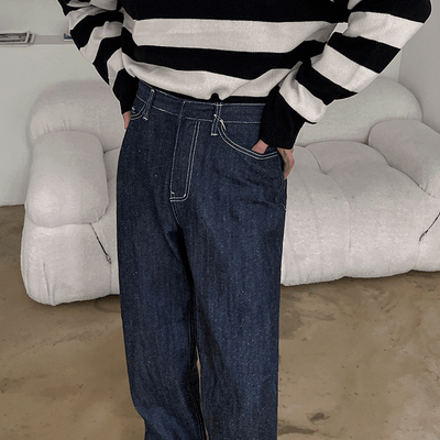 RT No. 4279 WIDE STRAIGHT JEANS