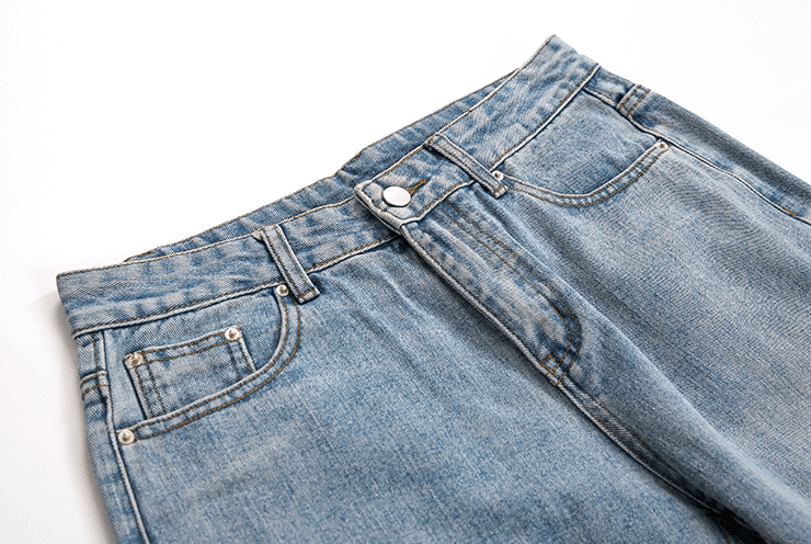 RT No. 2159 WASHED STRAIGHT JEANS