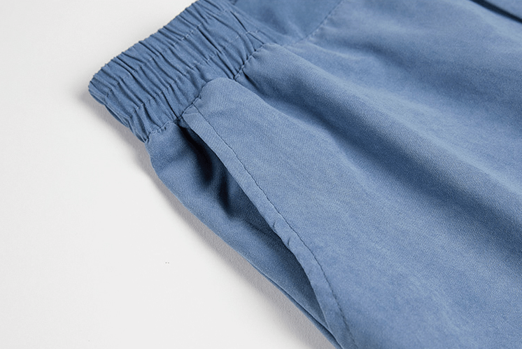 RT No. 3205 BLUE WIDE STRAIGHT PANTS
