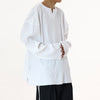 RT No. 9722 PLEATED V-NECK LONGSLEEVE