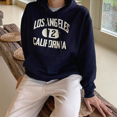 RT No. 5275 LOS ANGELES LETTERED HOODIE