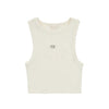 RTK (W) No. 3091 CROP SLEEVELESS SHIRT