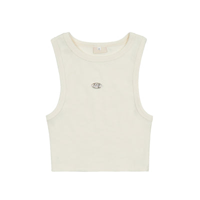 RTK (W) No. 3091 CROP SLEEVELESS SHIRT