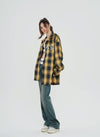 RTK (W) No. 3100 PLAID BUTTON-UP SHIRT