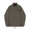 RT No. 6142 ARMY GREEN STAND COLLAR FLEECE ZIP-UP JK