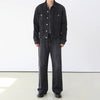 RT No. 10324 BLACK DENIM STRAIGHT JEANS