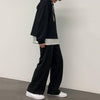 RT No. 1423 TWO PIEC HOODIE SWEATPANTS SET (TOP & BOTTOM)