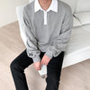 RT No. 2260 WHITE COLLAR SWEATER