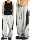 RT No. 11192 CONTRAST RETRO STYLE SPORT PANTS