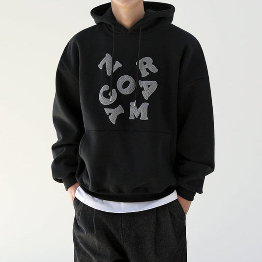 RT No. 9744 EMBROIDERED PULLOVER HOODIE