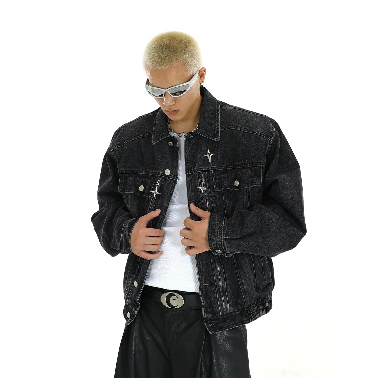 日本産】 #001 T-BACK DENIM JACKET ONE-WASHED Gジャン/デニム