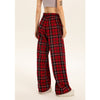 RTK (W) No. 3162 DRAWSTRING RED WIDE PANTS