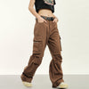 RTK (W) No. 1924 MULTI-POCKET WIDE STRAIGHT CARGO PANTS