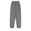 RTK (W) No. 1412 GRAY DRAWSTRING WIDE SWEATPANTS