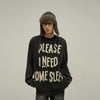 RT No. 10029 LETTERED LONG SLEEVE SWEATER