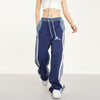 RTK (W) No. 1395 STRIPED BLUE CONTRAST SWEATPANTS