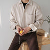 RT No. 3505 DARK CREAM CORDUROY COLLAR SHIRT