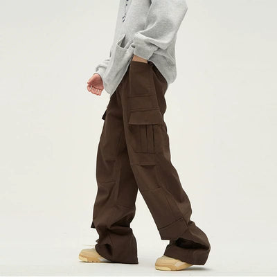 RT No. 10118 WIDE STRAIGHT CARGO PANTS