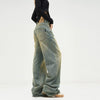 RT No. 10124 RETRO BLUE WIDE STRAIGHT DENIM JEANS